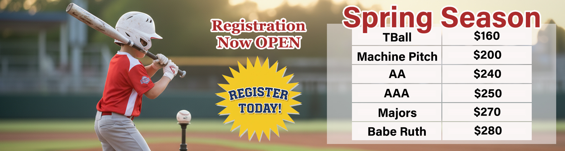 2026 Spring Registration