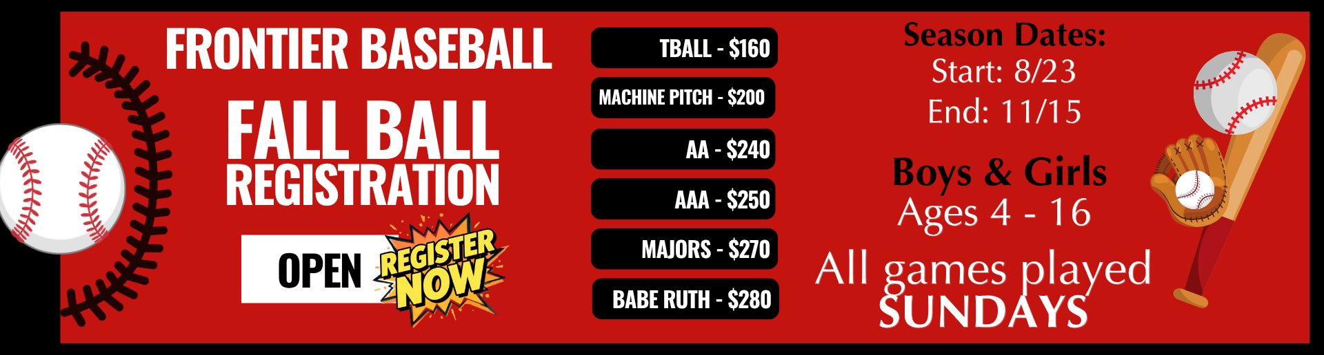 2026 Fall Registration